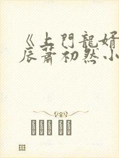 《上门龙婿》叶辰萧初然小说