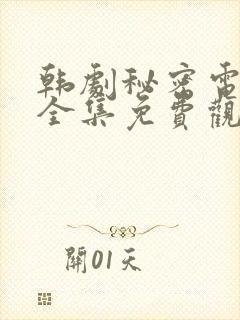 韩剧秘密电视剧全集免费观看