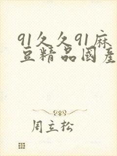 91久久91麻豆精品国产