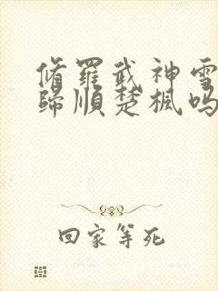 修罗武神雪姬有归顺楚枫吗