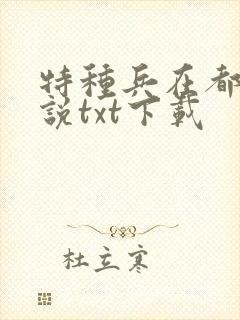 特种兵在都市小说txt下载