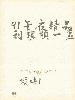 91午夜精品福利视频一区