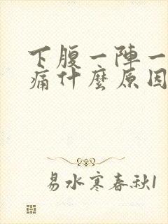 下腹一阵一阵的痛什么原因