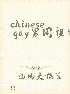 chinese gay男同视频网站