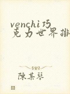venchi巧克力世界排名封面
