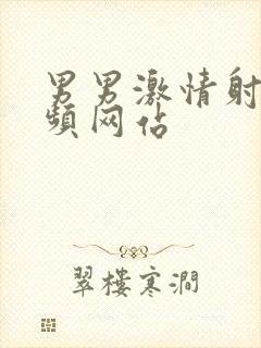 男男激情射精视频网站