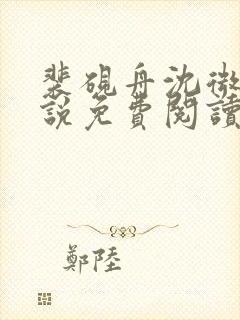 裴砚舟沈微澜小说免费阅读最新章节封面