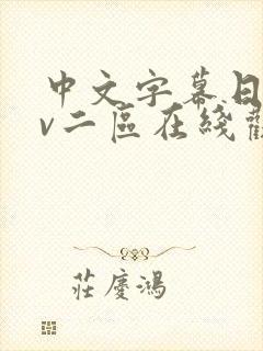 中文字幕日韩av二区在线观看