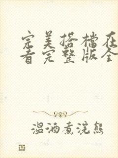 完美搭档在线观看完整版全集免费高清