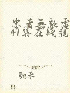 忠者无敌电视剧41集在线观看免费