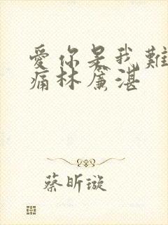 爱你是我难言的痛林帘湛