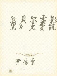 包贝尔电影《打黑》免费观看