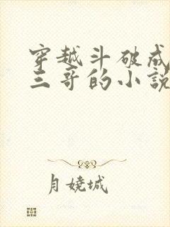 穿越斗破成萧炎三哥的小说
