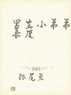 男生小弟弟正常长度