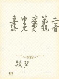 妻中蜜第二季全集免费观看