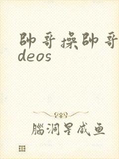 帅哥操帅哥videos