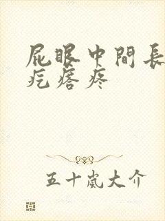 屁眼中间长了个疙瘩疼