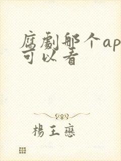 腐剧那个app可以看