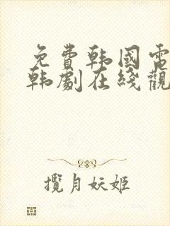 免费韩国电视剧韩剧在线观看