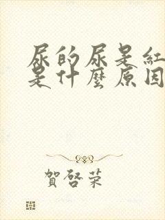 尿的尿是红色的是什么原因