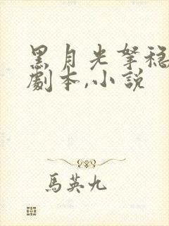 黑月光拿稳be剧本,小说封面