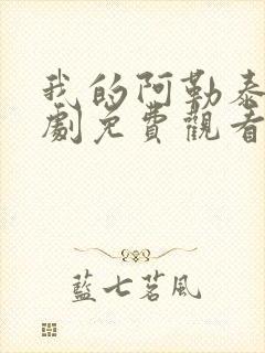 我的阿勒泰电视剧免费观看全集完整版