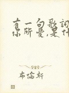 有一句歌词是爱你所爱,是什么歌的