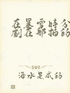 在暴雪时分电视剧在那拍的