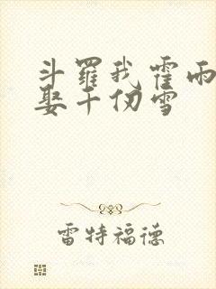 斗罗我霍雨浩迎娶千仞雪