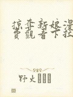 掠夺新娘漫画免费观看下拉式第