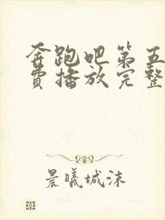 奔跑吧第五季免费播放完整版