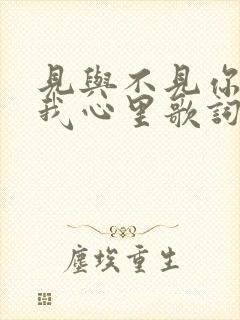 见与不见你都在我心里歌词