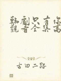 韩剧只有你在线观看全集高清