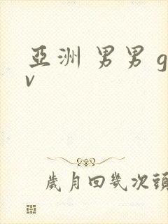 亚洲 男男 gv