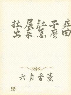 拉屎肚子疼拉不出来怎么回事