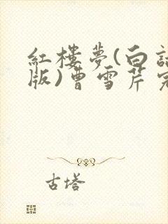 红楼梦(白话文版)曹雪芹完整听书