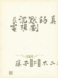 《沉默的真相》电视剧