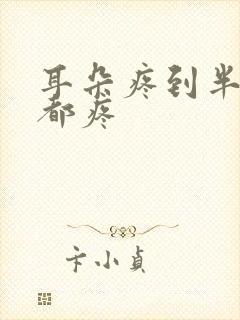 耳朵疼到半边脸都疼