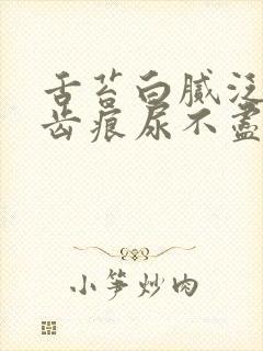 舌苔白腻泛黄有齿痕尿不尽