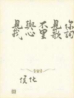 见与不见你都在我心里歌词