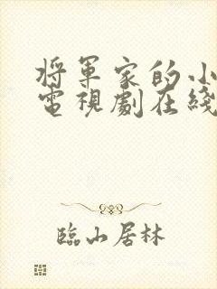 将军家的小娘子电视剧在线观看免费高清版