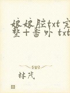 娘娘腔txt完整+番外 txt封面