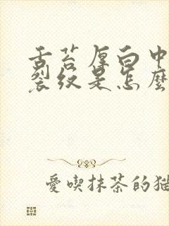 舌苔厚白中间有裂纹是怎么回事