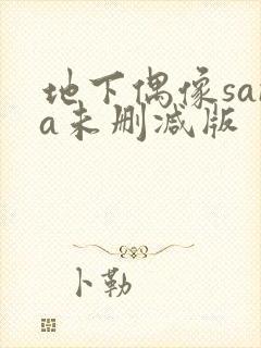 地下偶像sana未删减版