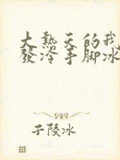 大热天的我浑身发冷手脚冰凉梗封面