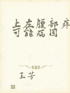 上左腹部疼痛的可能病因