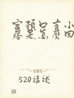 宫颈口有小硬疙瘩是怎么回事