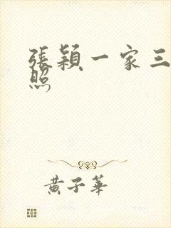 张颖一家三口合照