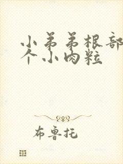 小弟弟根部长了个小肉粒封面