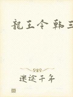 龙王令 韩三千